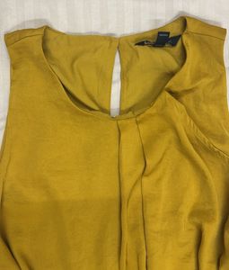 Mustard Sleeveless Top