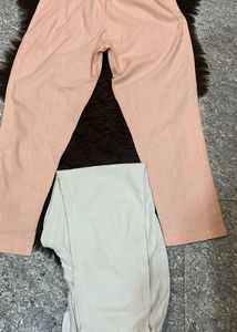combo trouser Peach &amp; Cream