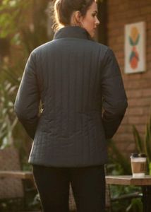 Stylish Quilted Jacket with zipper cap