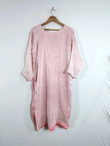 Pink Shaded Banarasi Kurta Set (Women's)