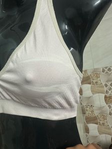 Comfortable Ribbed Bra Set