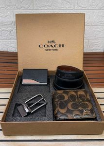 coach belt wallets set