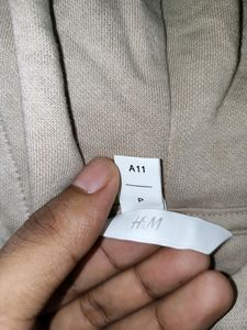 H&amp;M Unisex Beige Hoodie