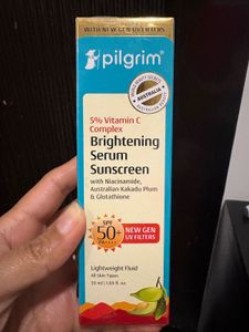New Pilgrim Vitamin C Brightening Sunscreen