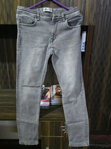 Grey Wash Denim Jeans