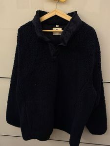 Cozy Navy Fleece Pullover