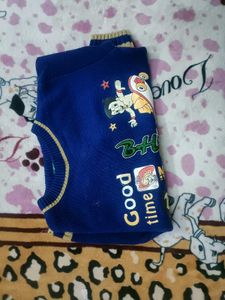 Smart Bheem Printed Sweater For 4-6 Years Kids