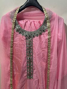 Elegant Pink Kurta Set with Dupatta