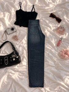 Y2K Style Wide Leg Jeans