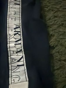 authentic Armani Exchange Navy Blue Track Pants