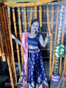 silk lehanga only 1 time wear fully stiched