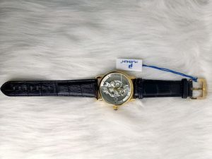 Stylish GOLDEN colour Leather Strap Watch