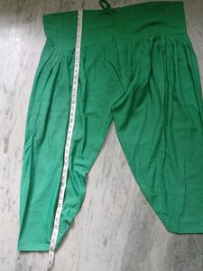 Green Patiala Salwar Pants