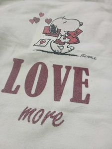 Snoopy "LOVE more" Tote Bag