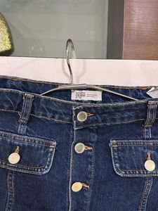 Classic Blue Denim Skirt