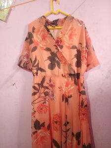 Floral Print Maxi Dress