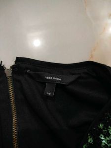 Emerald Sequin Mini Dress