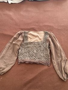 Boho Crocheted Crop Top