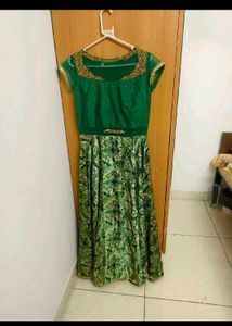 Beautiful Green Ethnic Gown