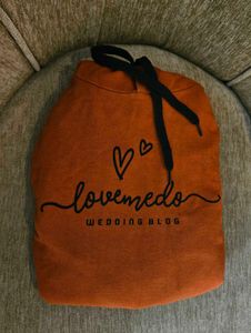 Burnt Orange Crop Hoodie 🍂