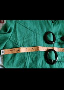 Green Button-Up Coat