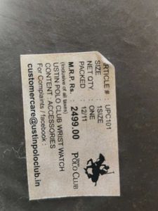 Vintage Polo Club Watch not working