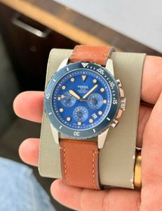 Fossil Chronograph Blue Dial Watch FB-01 series*#