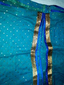 Peacock Blue Dupatta