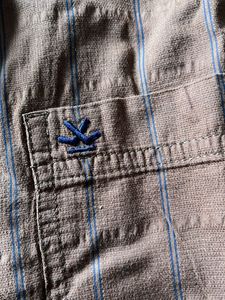 WROGN Men's Orange Striped Casual Shirt