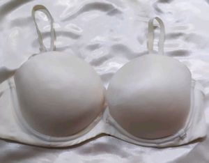 Classic White Padded Bra
