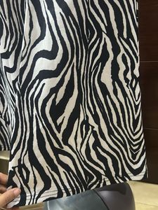 Zebra Print Flare Pants