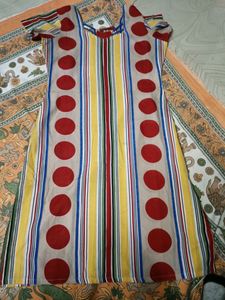 Red Kurti With Chudidar