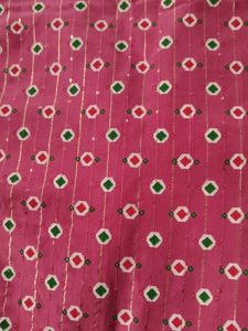 Pink Printed short kurti