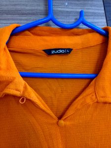 Zudio Orange Casual Top