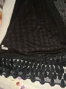 elegant black shrug