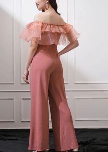 Chic Ruffled Off-Shoulder Jumpsuit