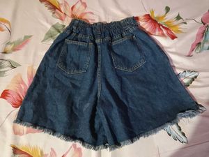 Denim shorts