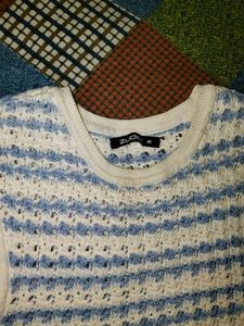 Striped Knit Vest