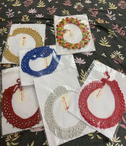 Handmade Crochet Detachable Collar Necklace