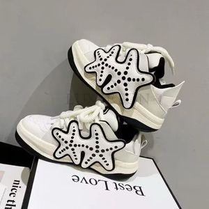 Star Accent White Sneakers