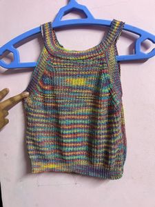 Colorful Knit Tank Top