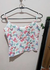 Cute Butterfly Print Cami Top