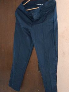 Blue White Stripped Trouser Formal Wear