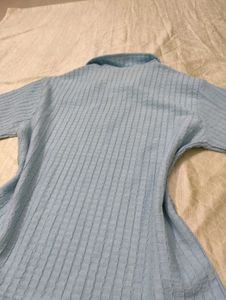 Light Blue Mickey Mouse Polo Shirt