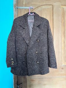 Vintage Wool Blend Overcoat