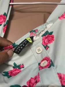 Floral Print Crop Top