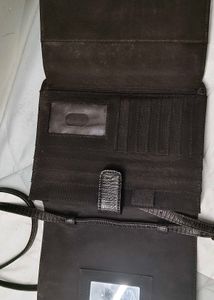 Vintage Brown crocodile Embossed Shoulder Bag