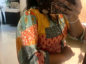 Boho patchwork dream shirt🌺