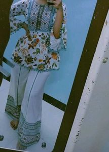 Designer Kurta Set with Palazzo Pants