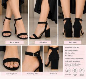 Ankle strap heel